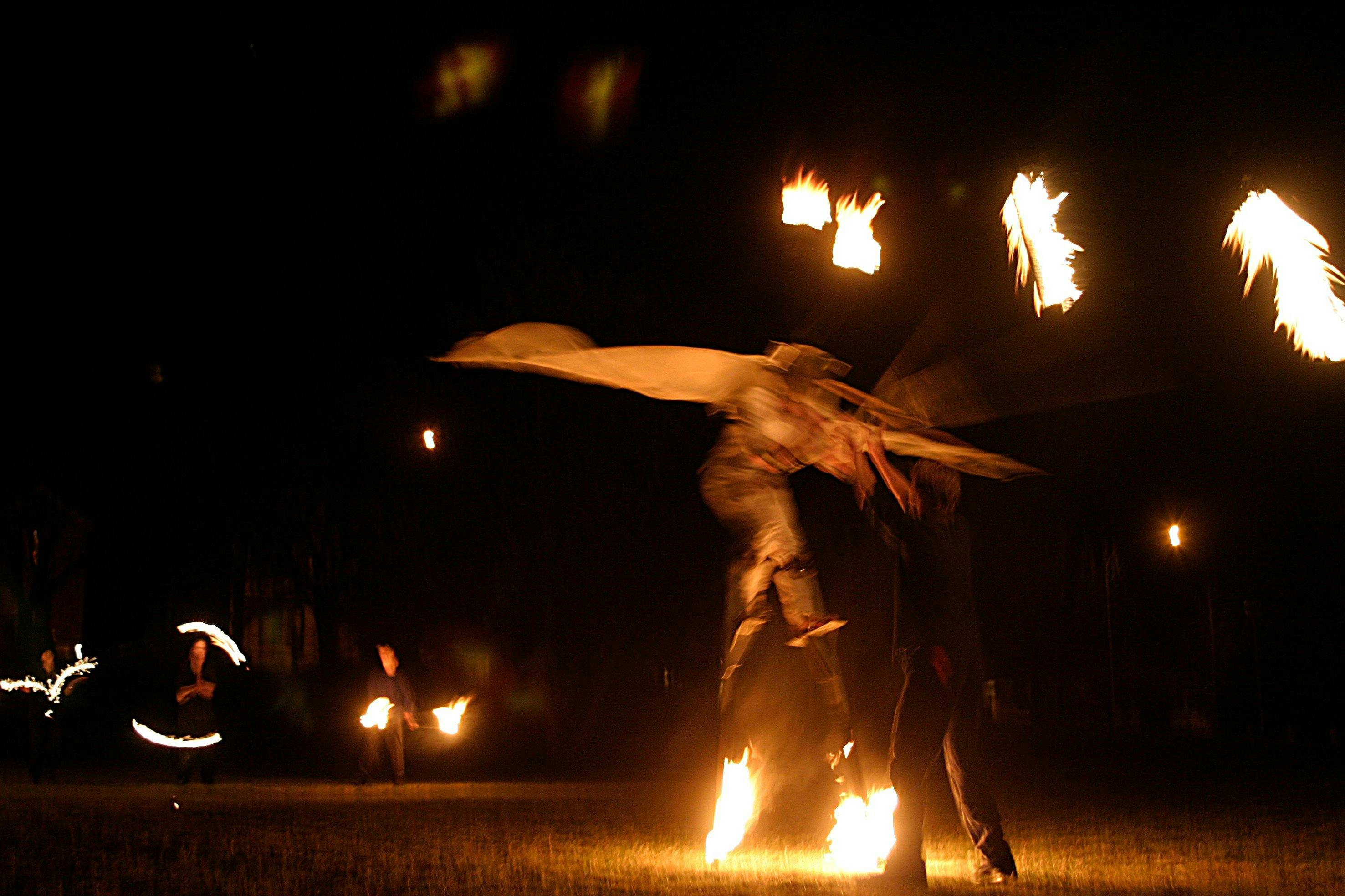 Acrobatic Fire Show