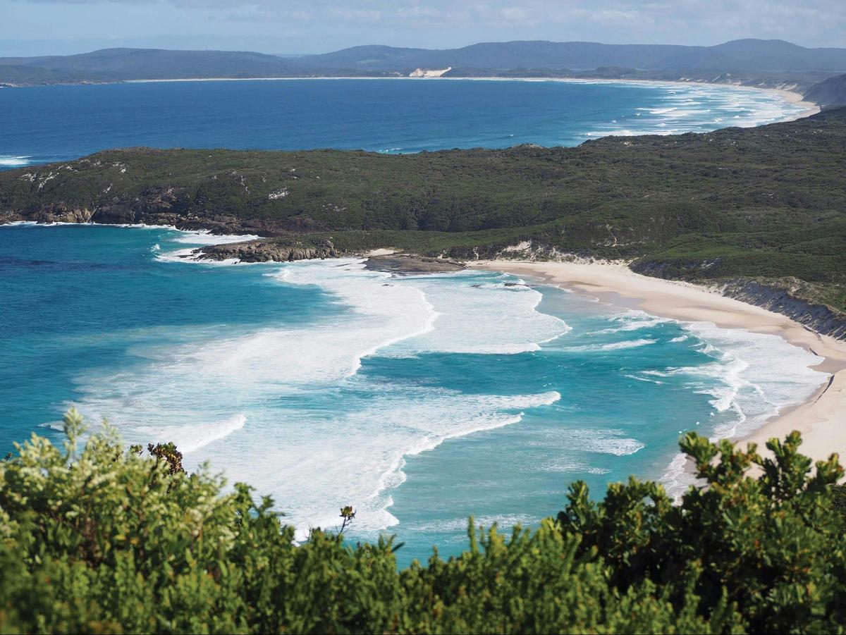 Spectacular coastal vista's on the Bibbulmun Track Walpole to Denmark section