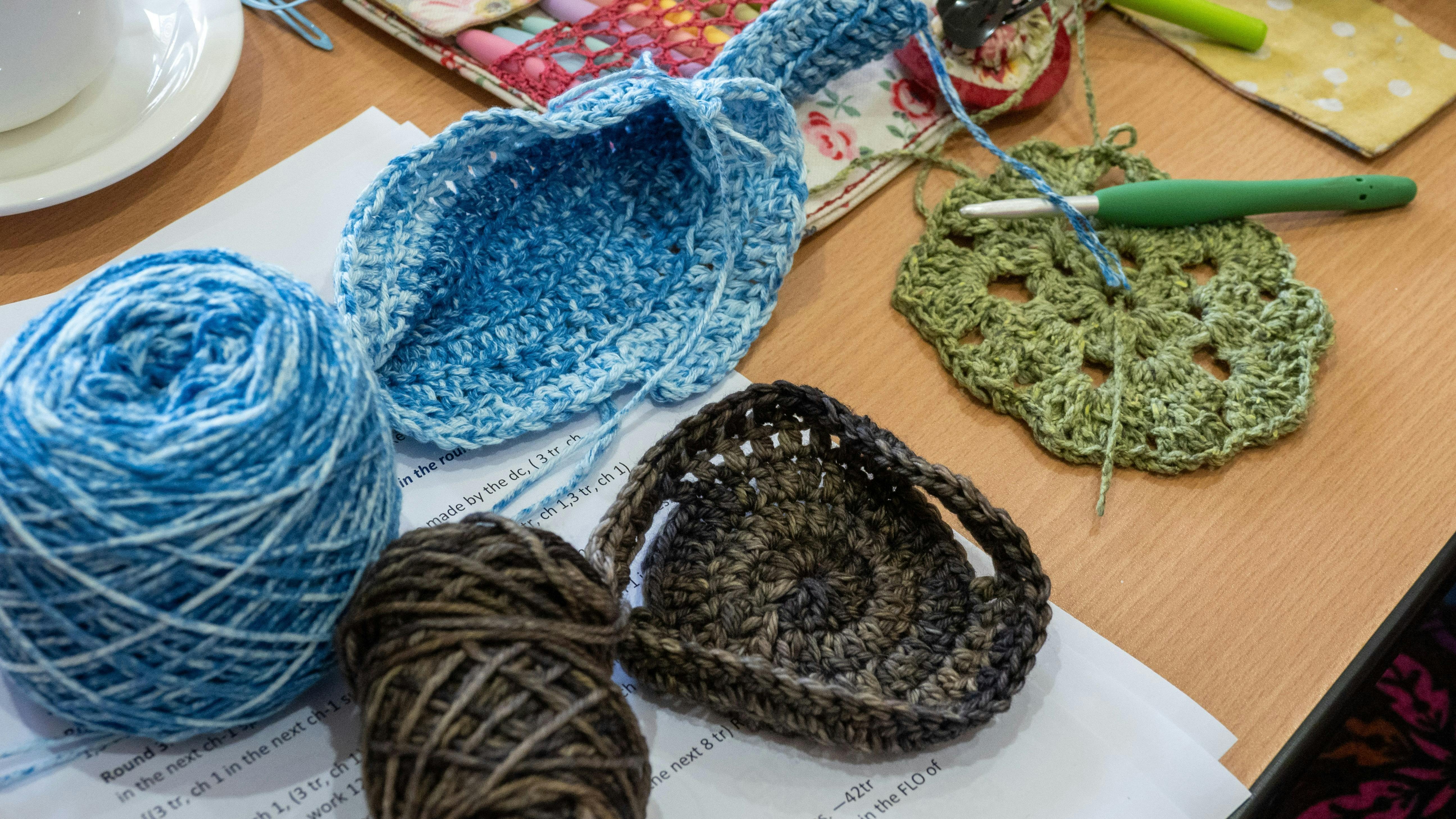 Crochet granny squares