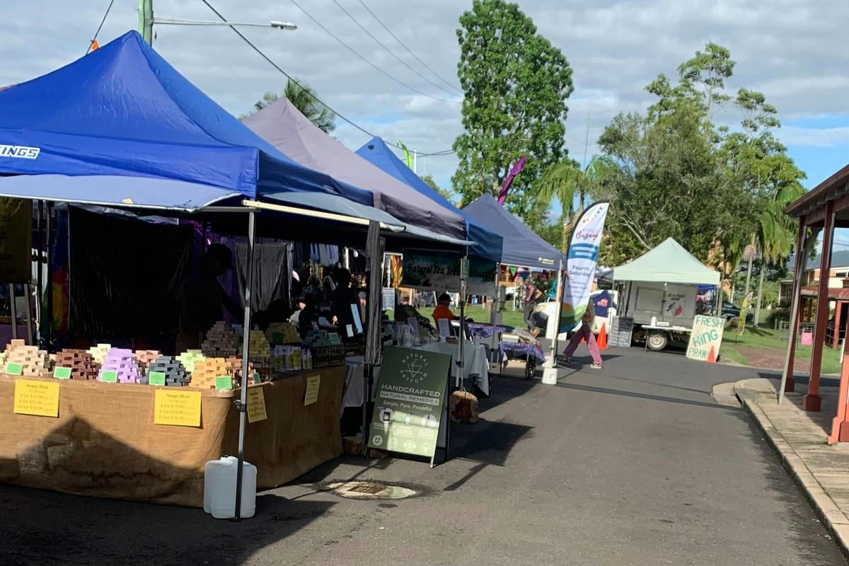 More Kyogle Bazaar Stalls in Stratheden Street