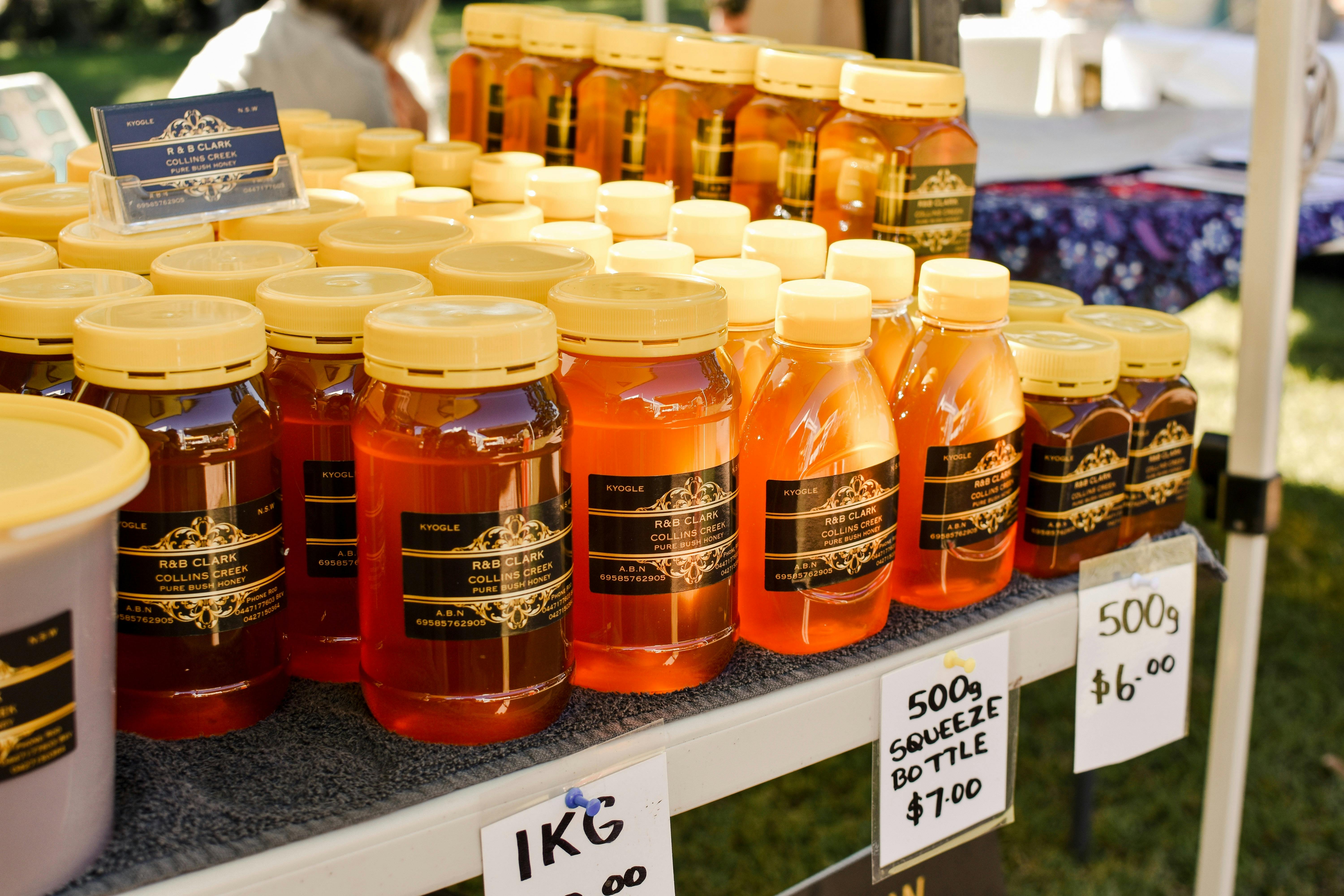 Local honey products from the makers