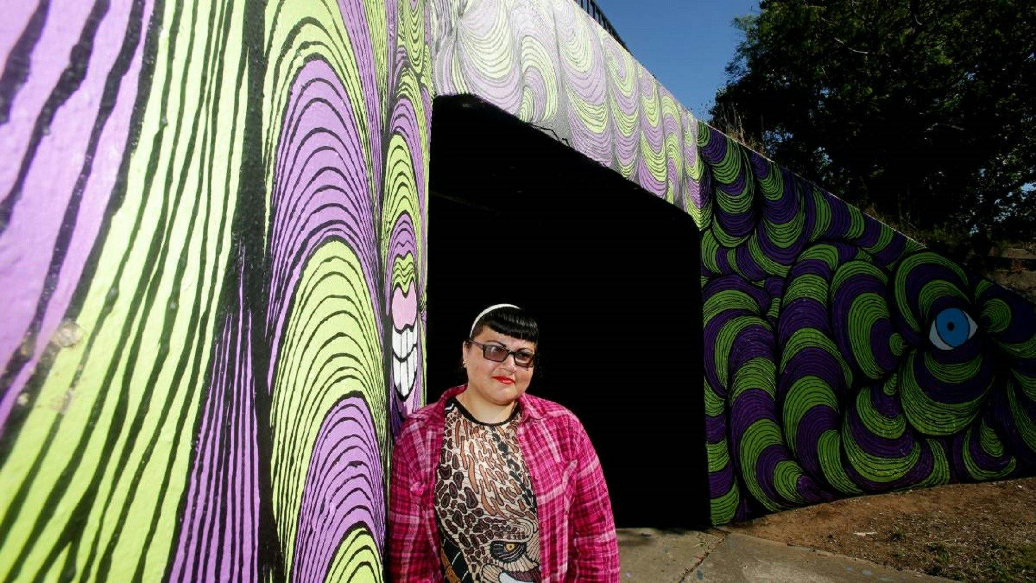 Mural at Apex Park Bradbury