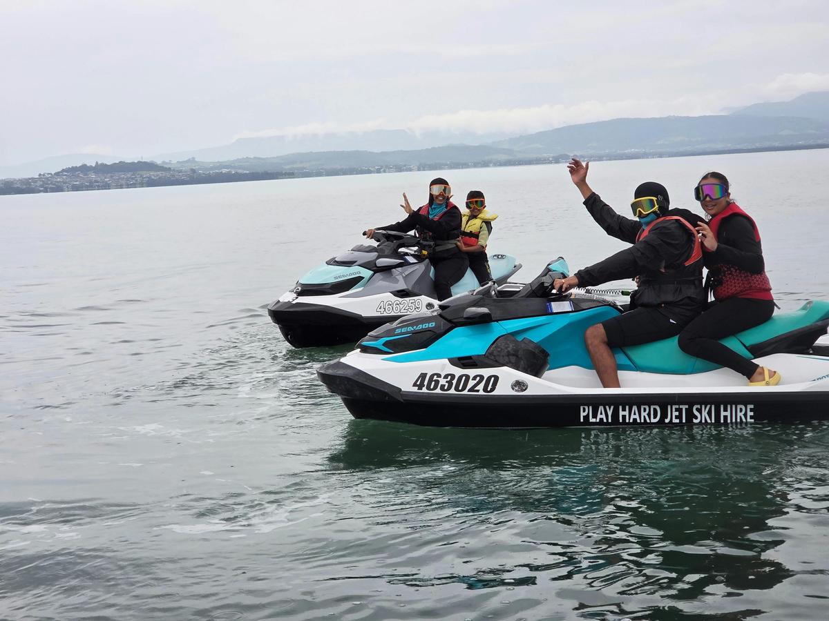 Family jet ski