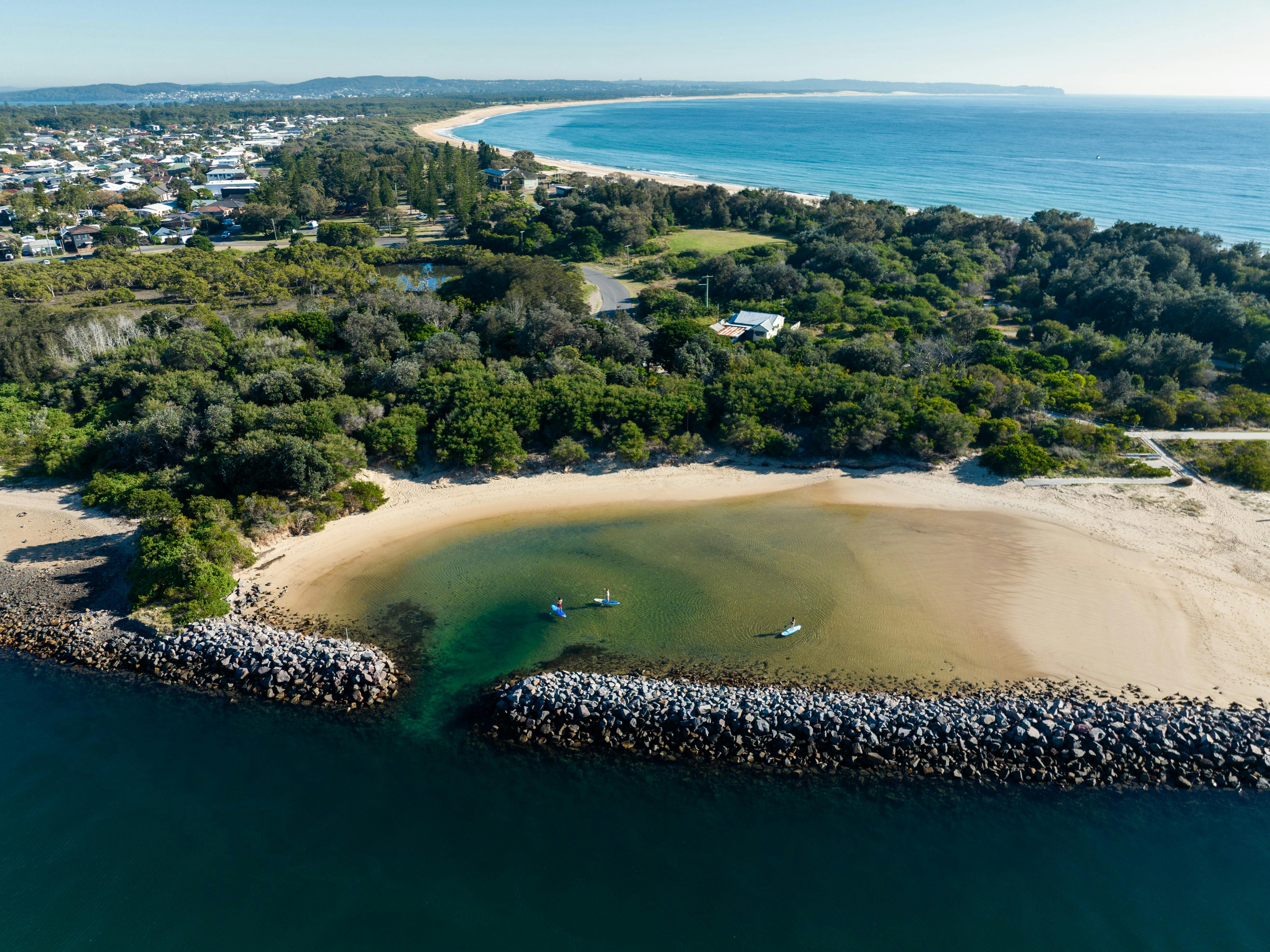 Arial shot Grannies Pool