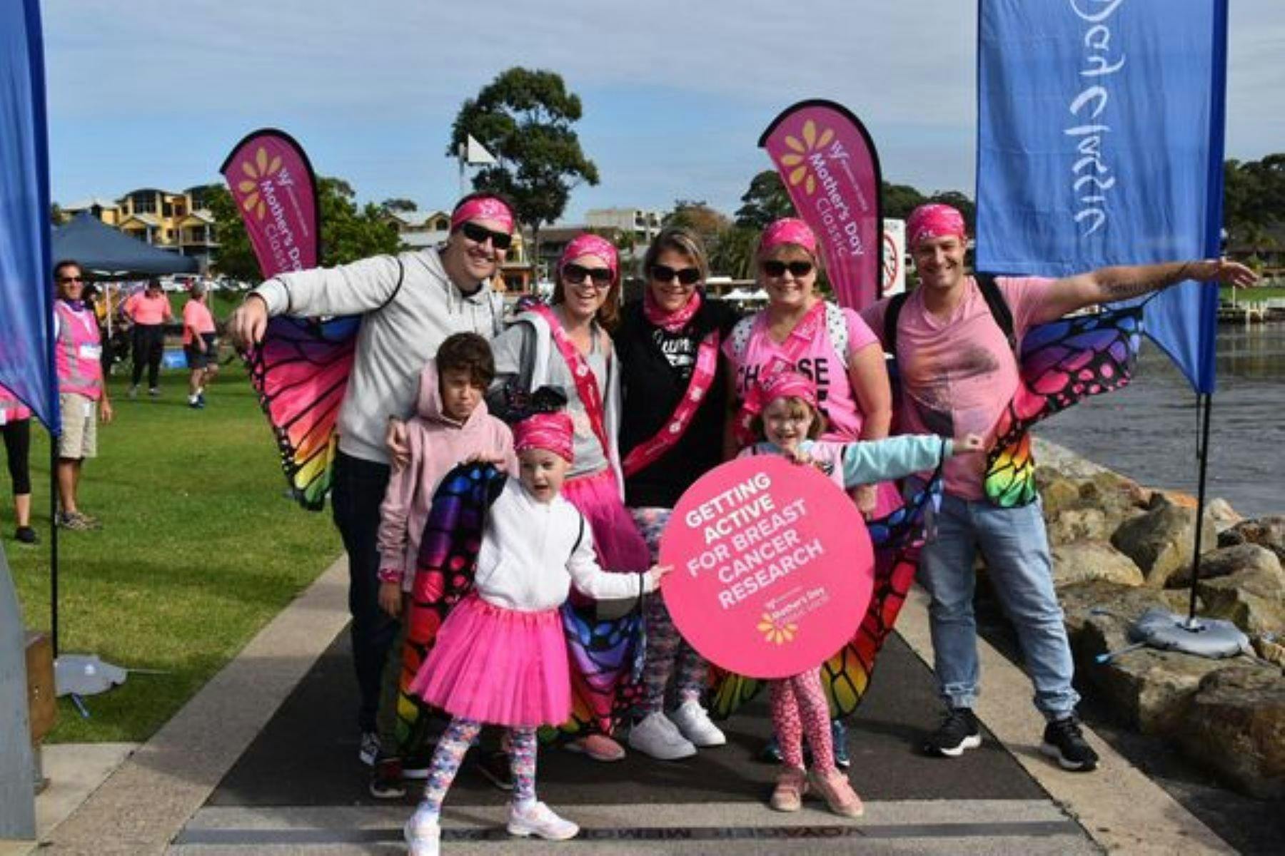 Family Group at finish line