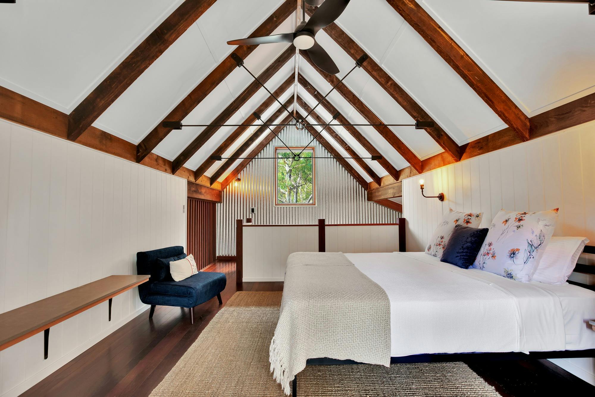 Long Alley Barn | Loft bedroom