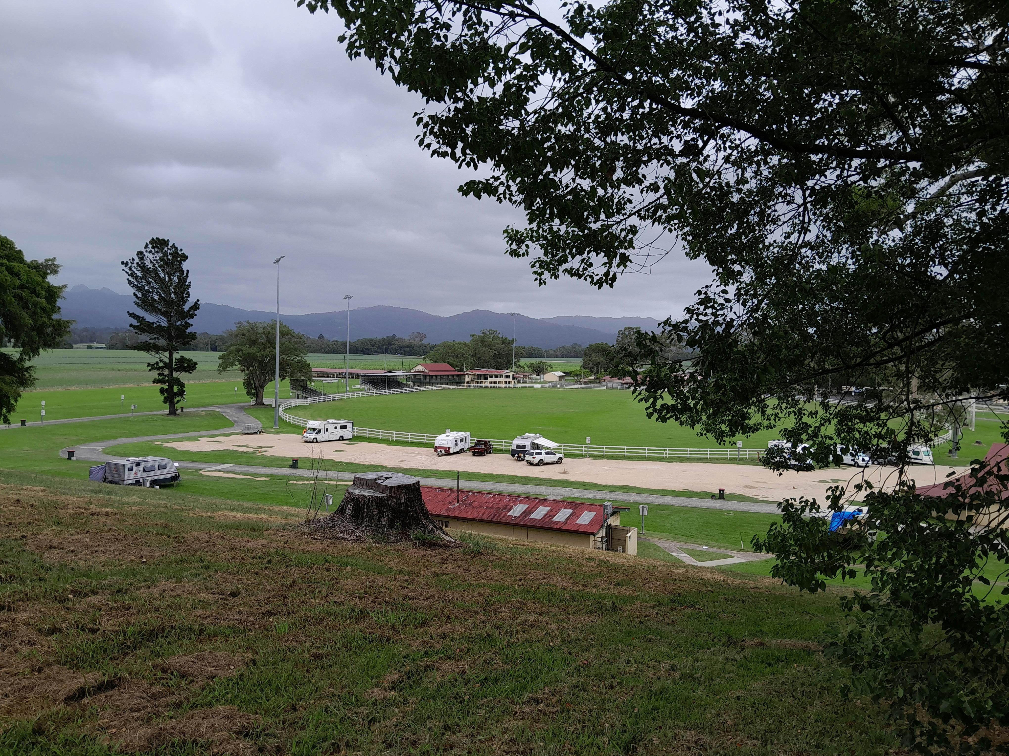 Campground from the hill
