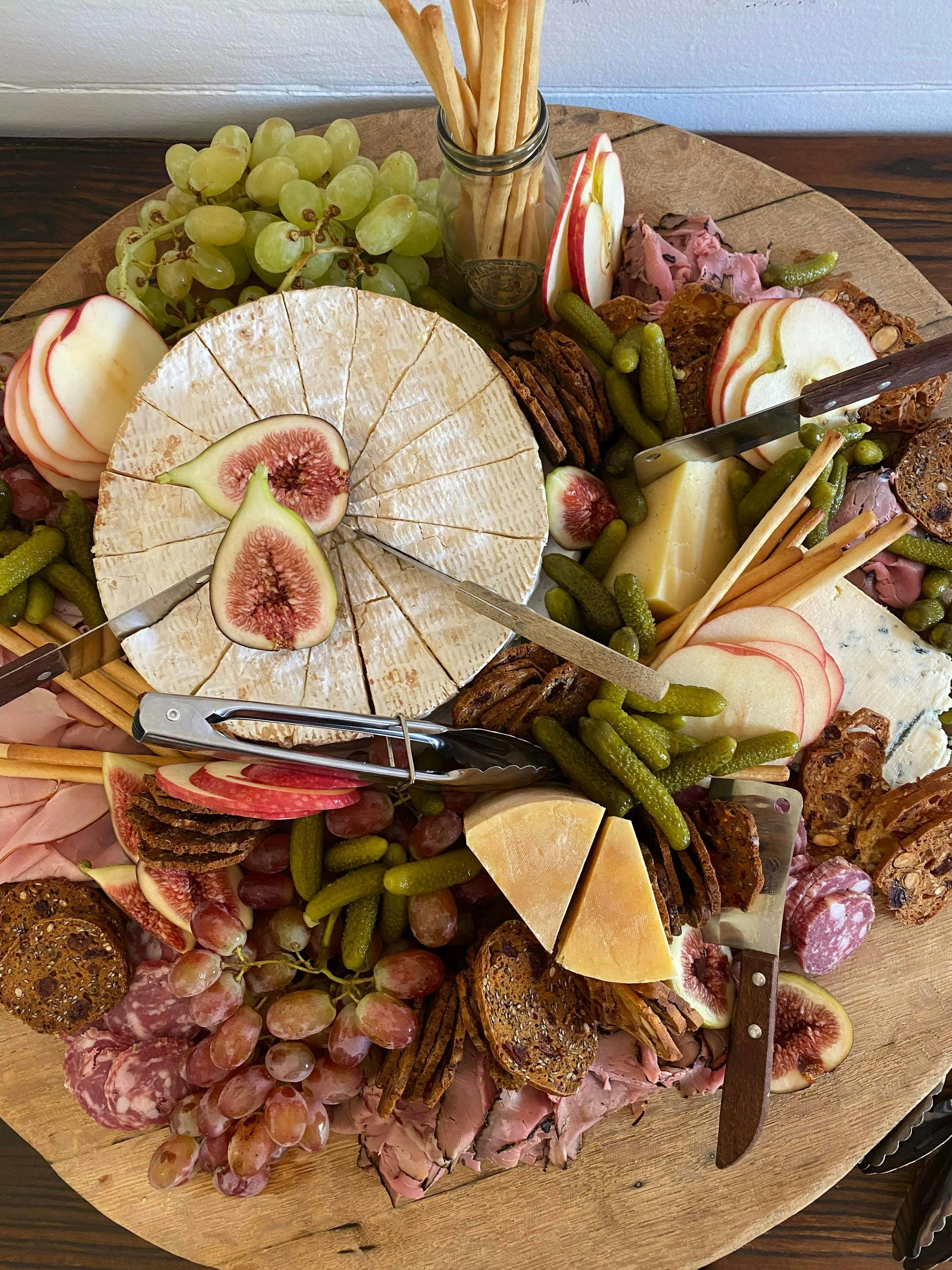 Cheese plater at Lochiel House