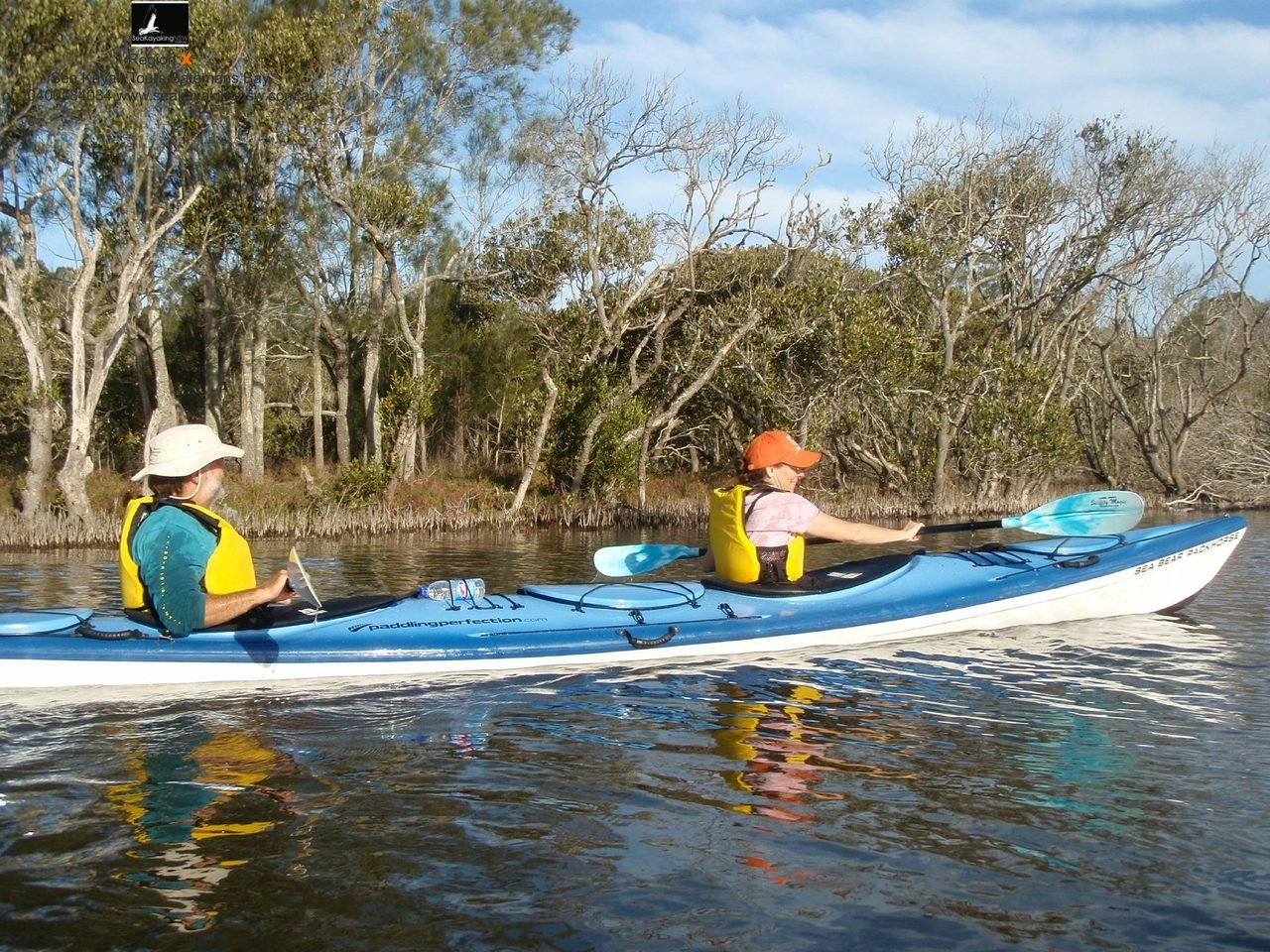 Kayaking on Coila Lake