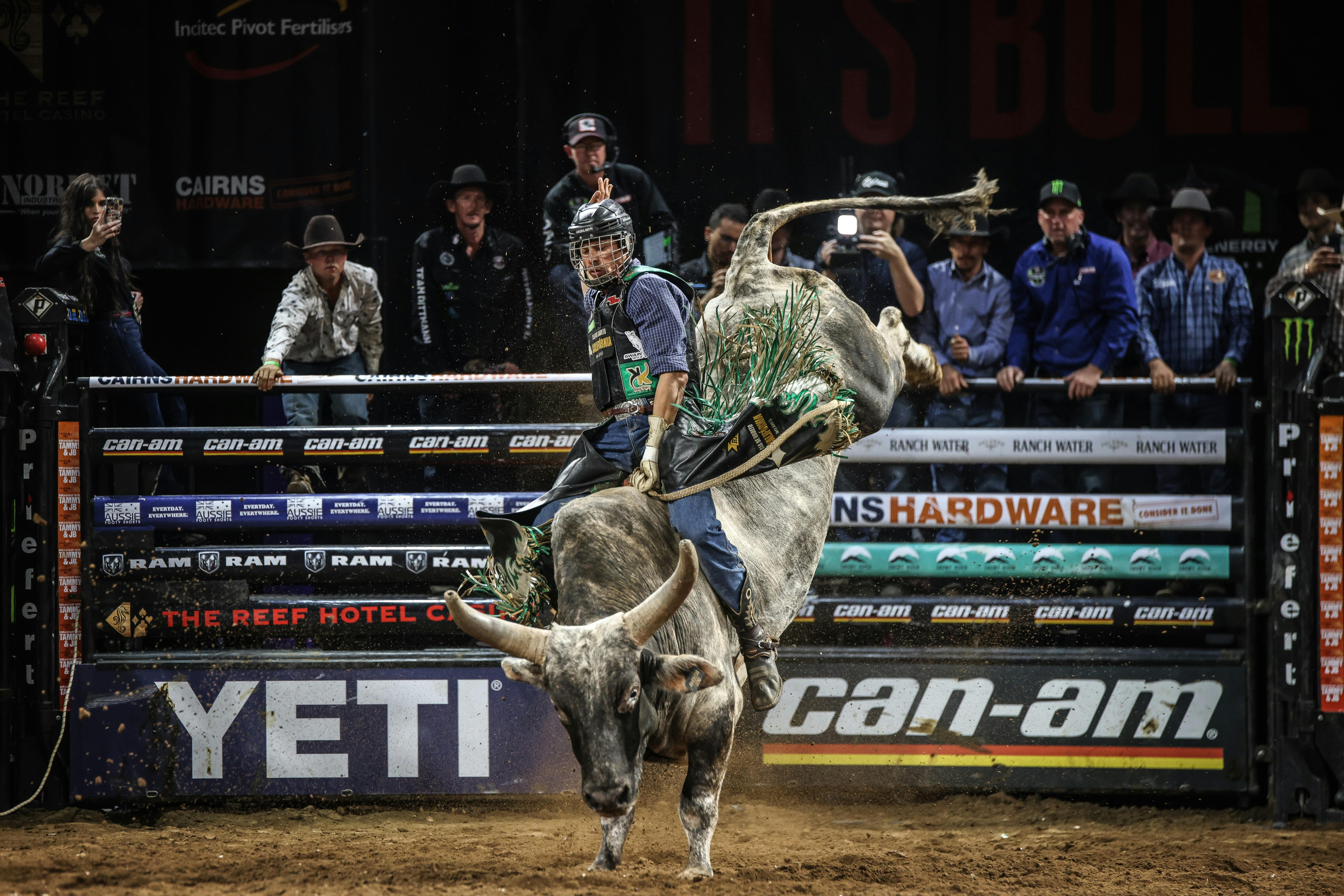 Alison Aguiar rides Ambush PBR Cairns