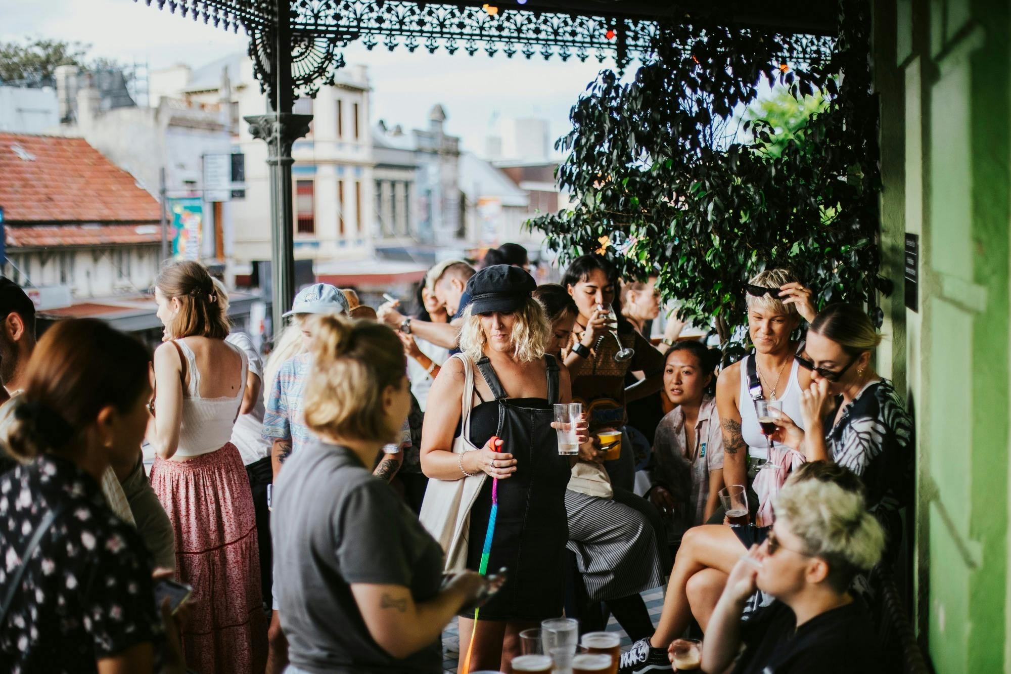 Newtown Hotel balcony