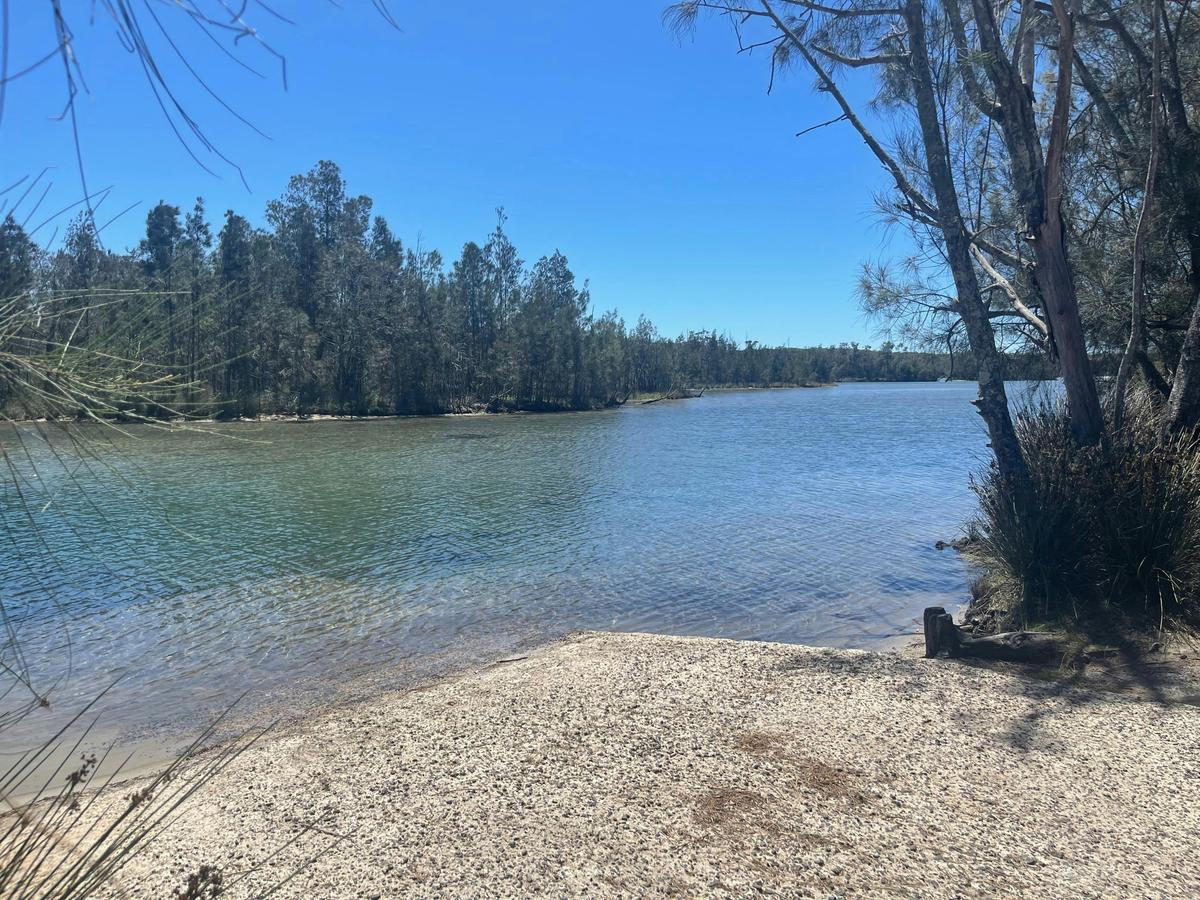 Lake within metres
