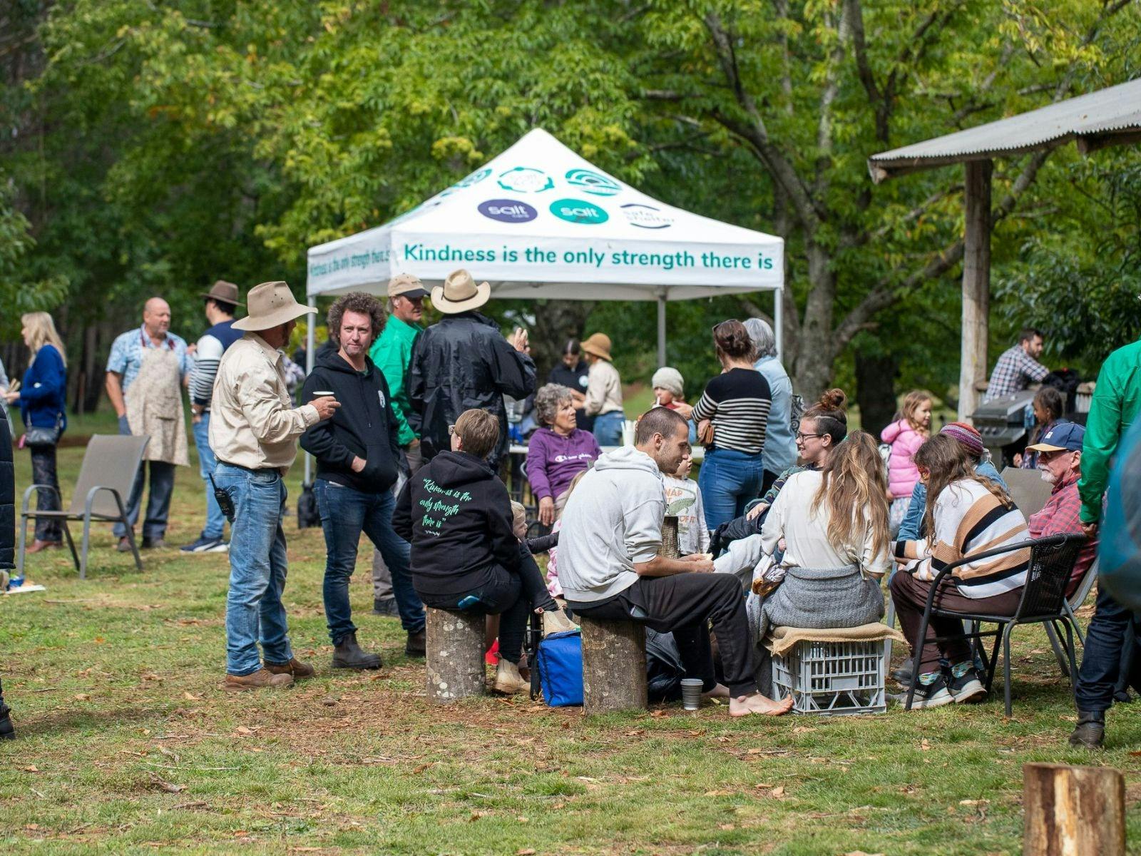 Gathering for Harvest Fest