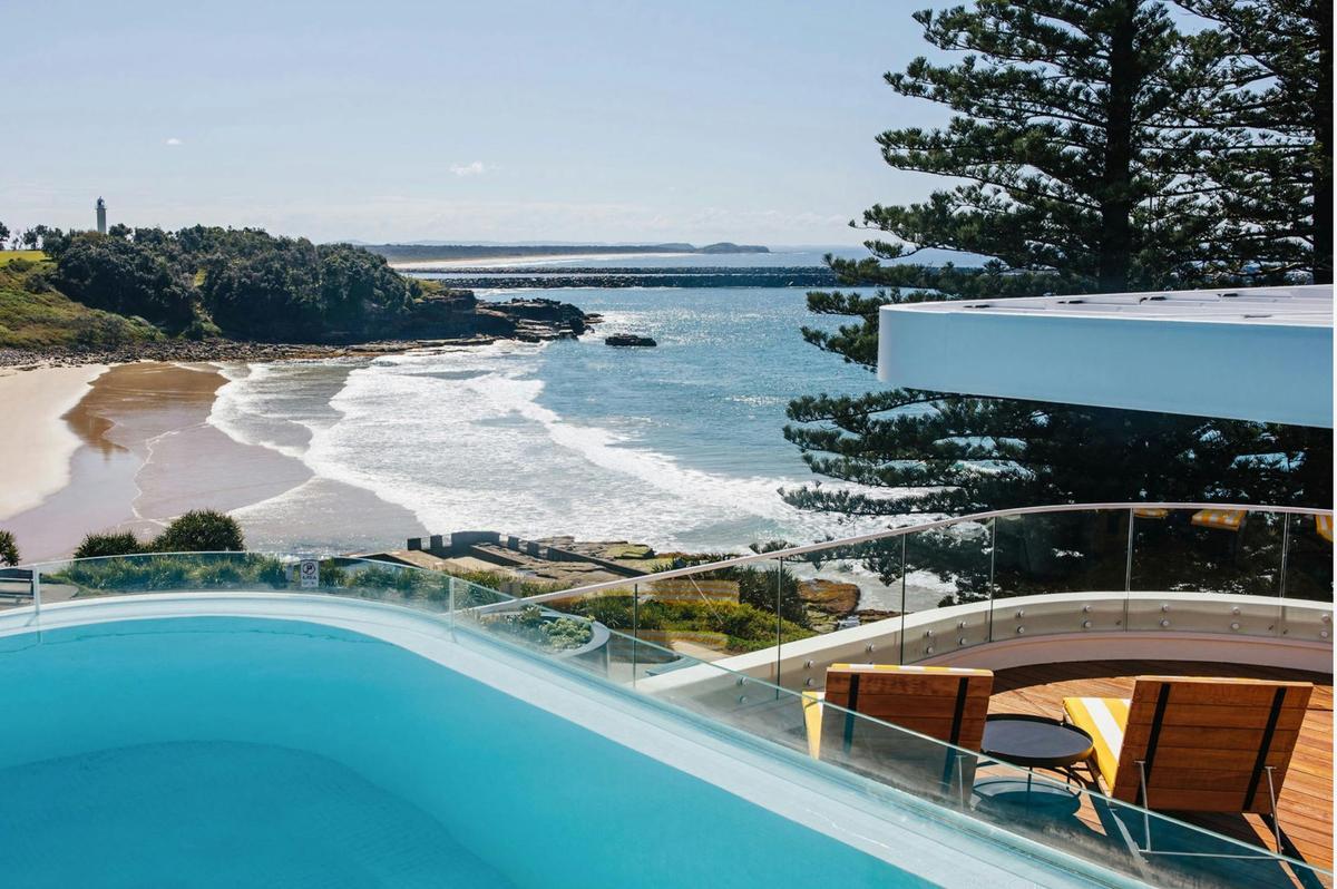 Rooftop heated pool and sundeck