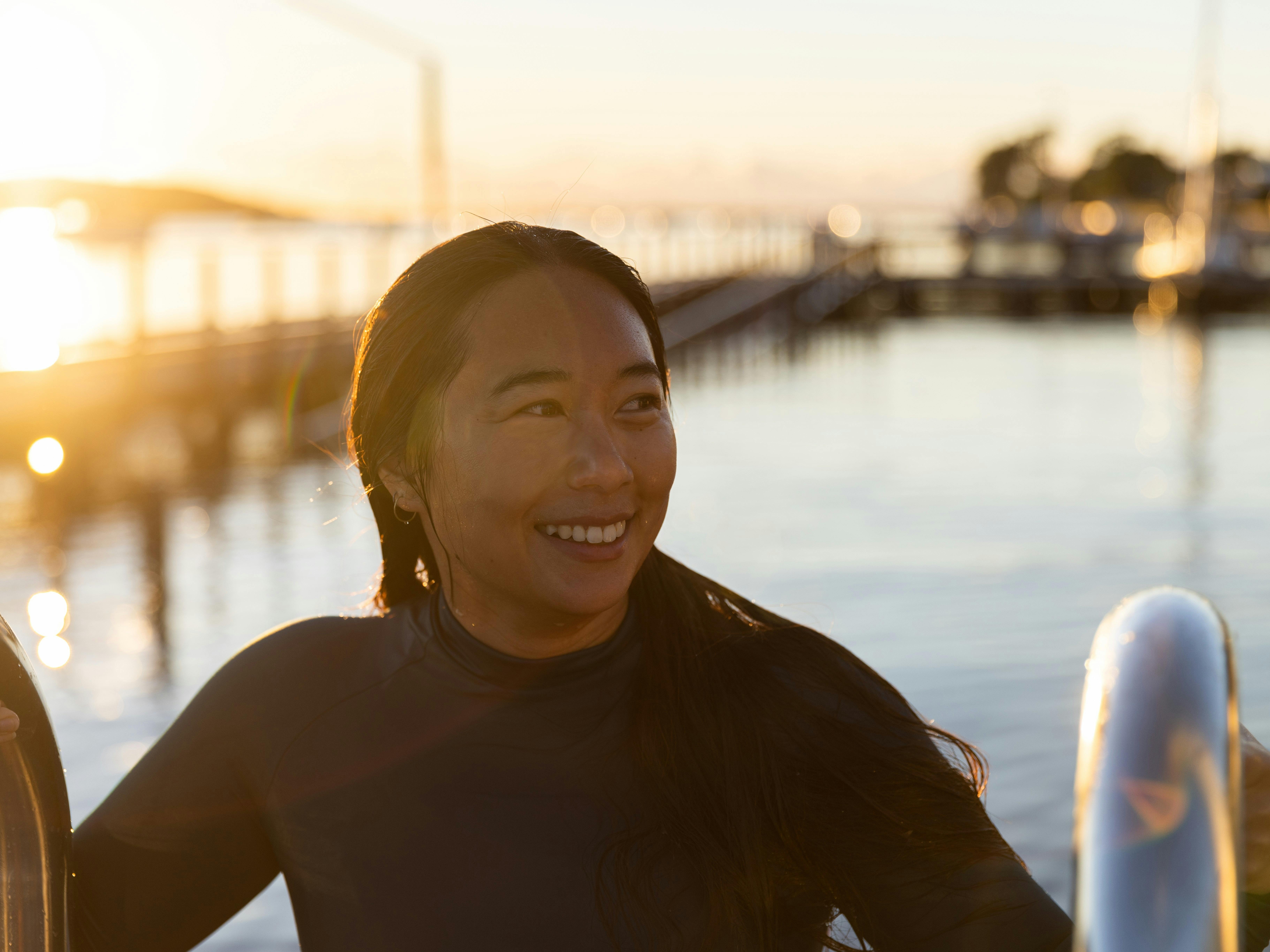 ladder access out of baths