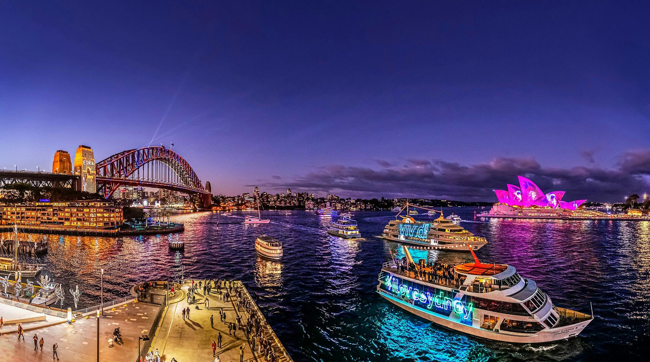 Captain Cook Cruises Vivid Light Cruises