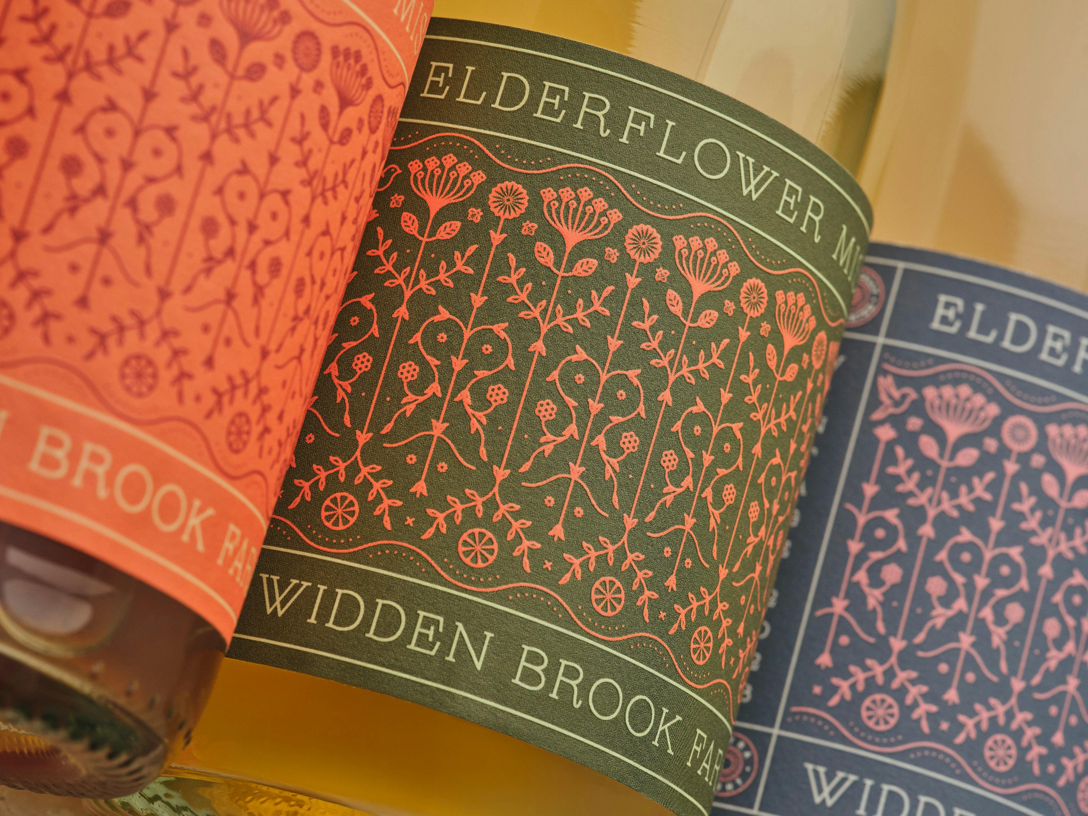 A closer look at the detail. Botanical patterns inspired by the plants we grow and harvest.