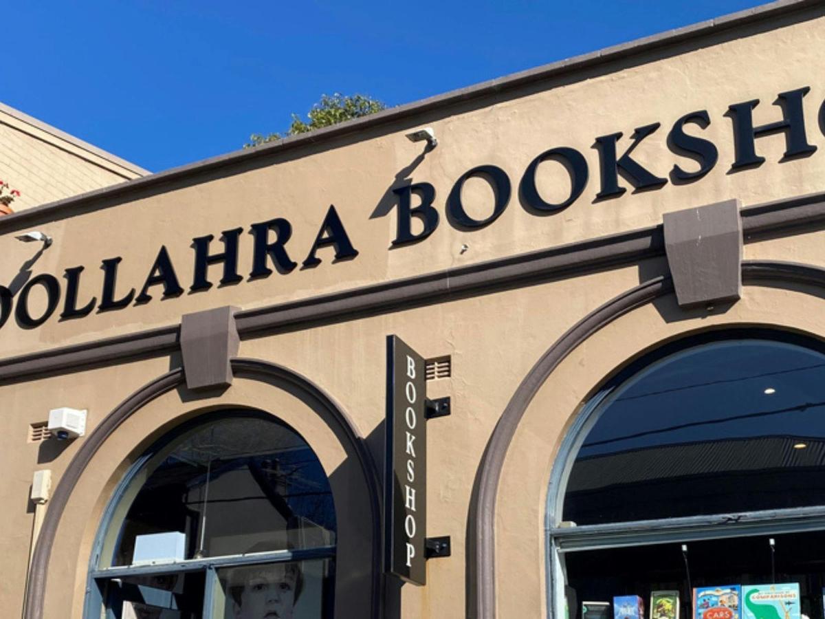 Outside Woollahra Bookshop