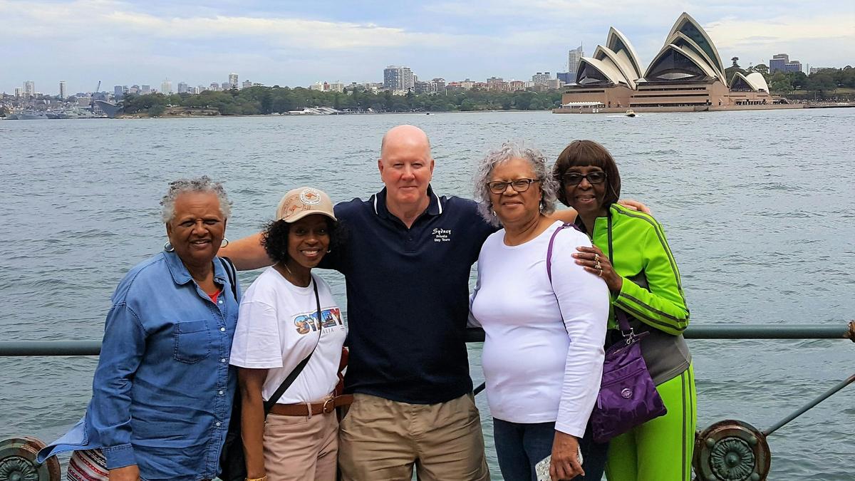 Fabulous Four from California enjoying a Sydney Private Day Tour!