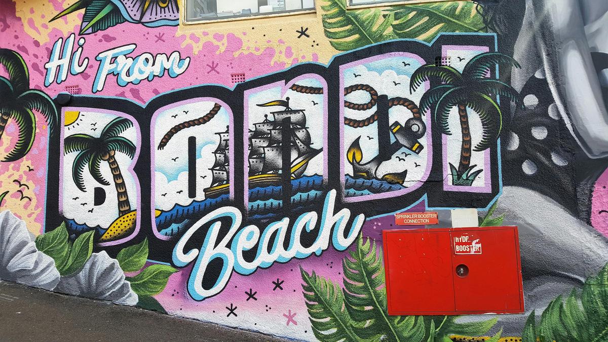 Funky Bondi Beah Street Art