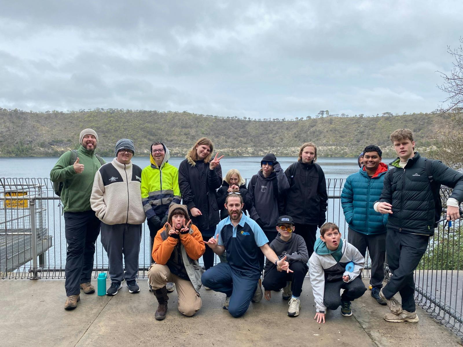Access Adventure Club Team with the Campers from a past program