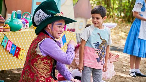 Alice in Wonderland in Royal Botanic Garden