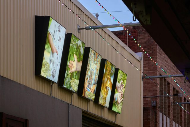 Laneway Lightbox Open-Air Gallery