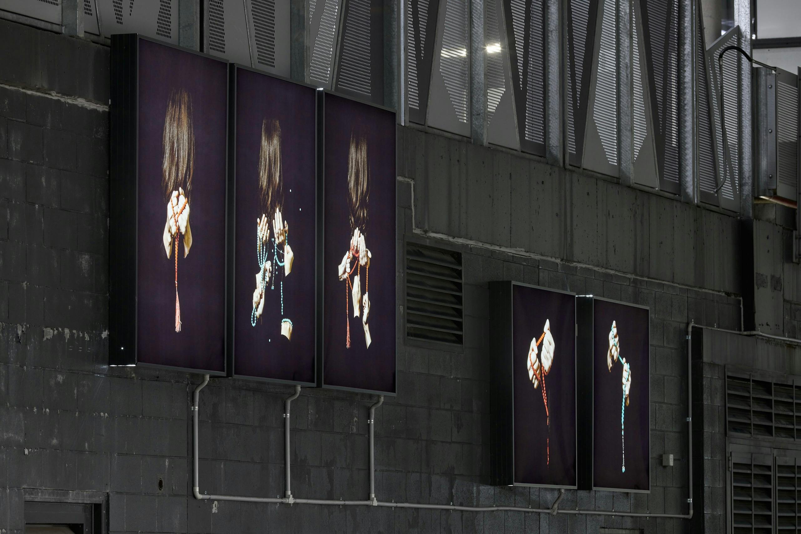 Installation view of 33 Beads, by Nasim Nasr. Photo credit: Jeremy Weihrauch.