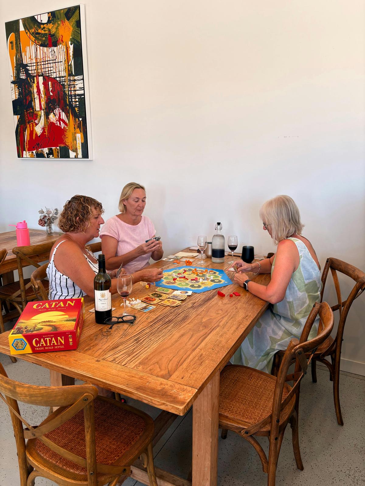 Comfortable & Relaxed  Seating with Local Wines