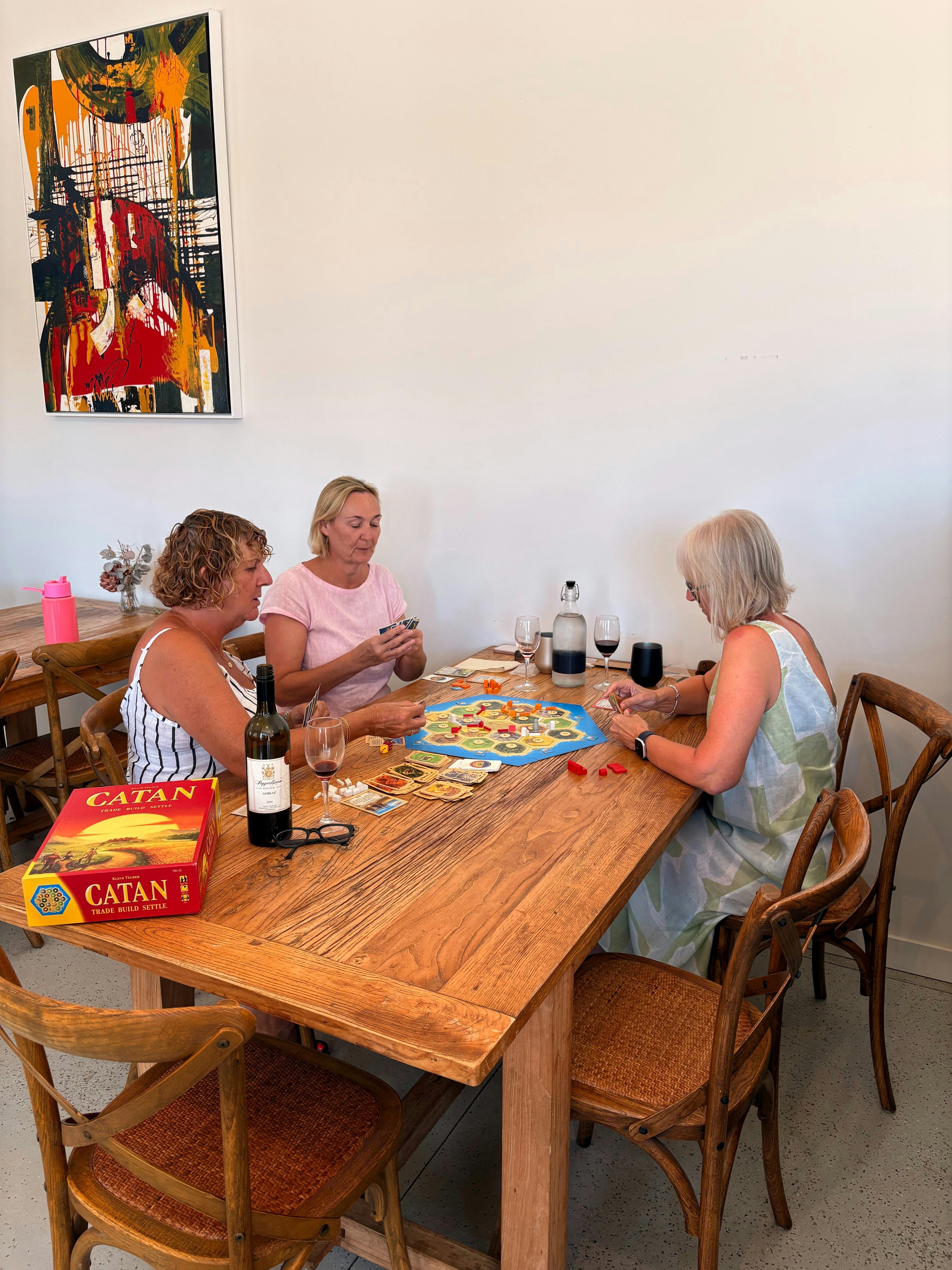 Comfortable & Relaxed  Seating with Local Wines