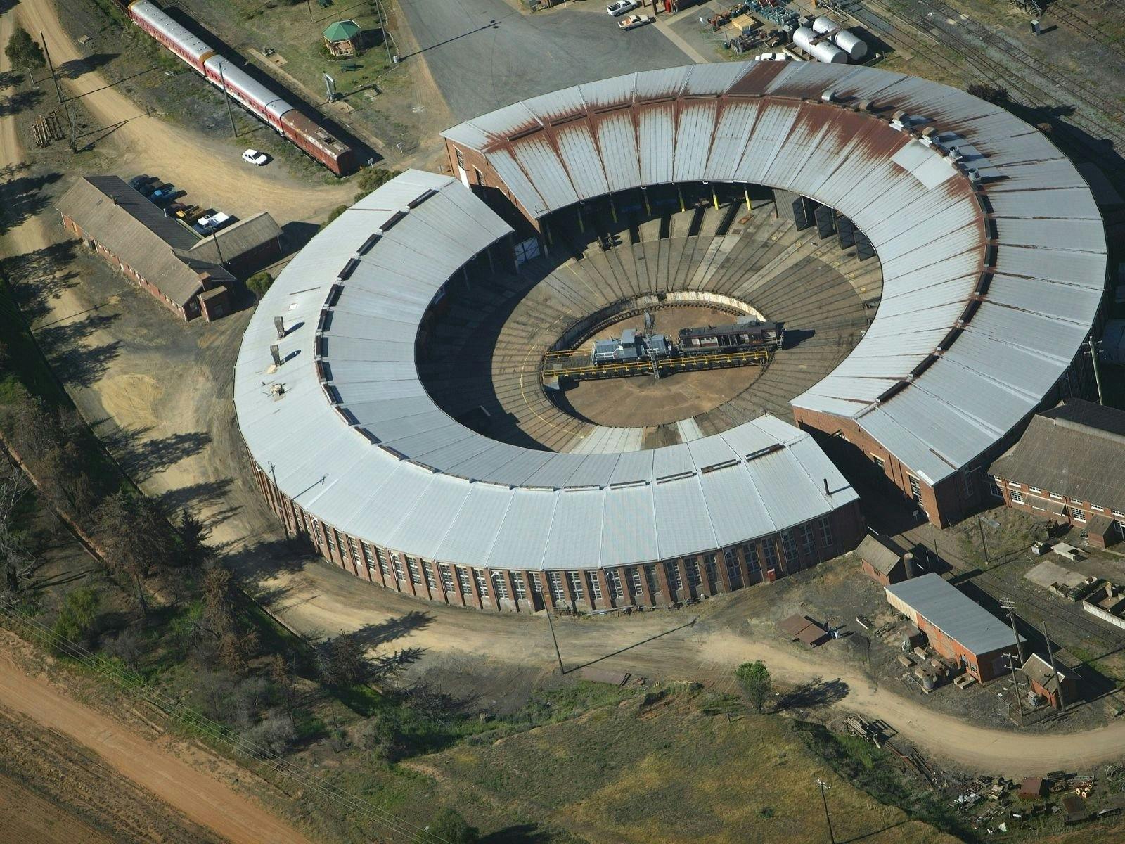 Roundhouse Museum Aerial
