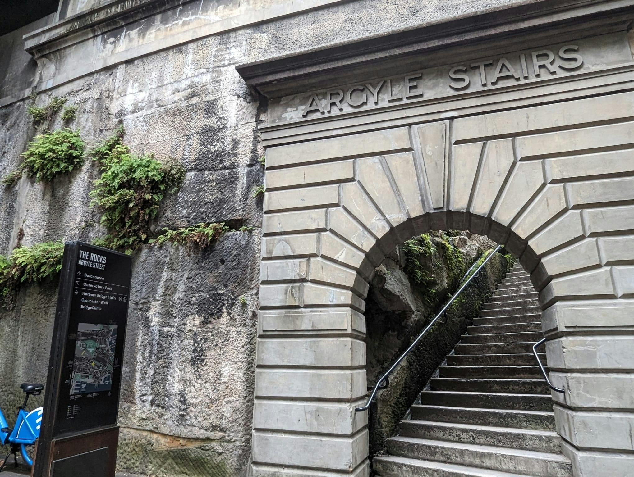 Argyle Stairs in The Rocks