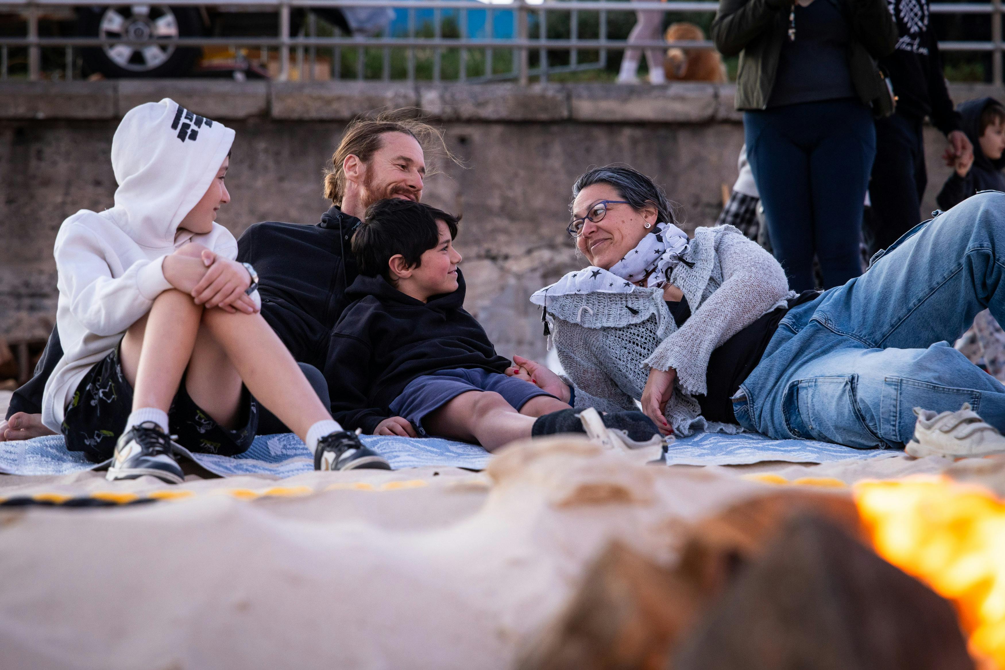 Bonfires on Bondi Beach