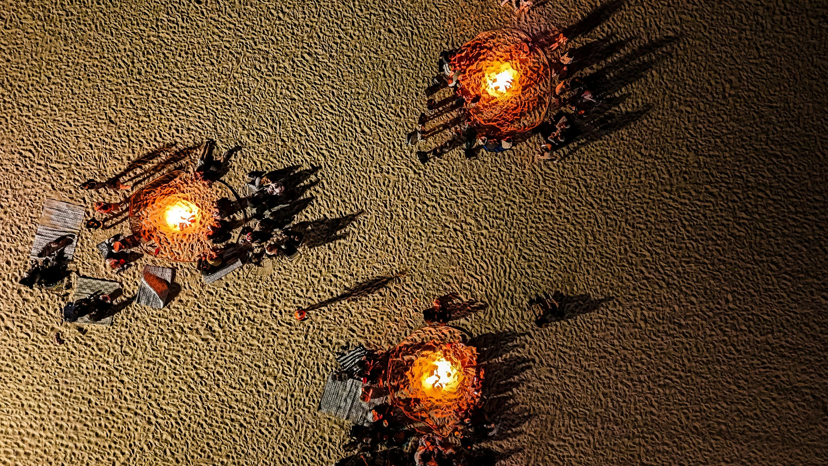 Bonfires on Bondi Beach