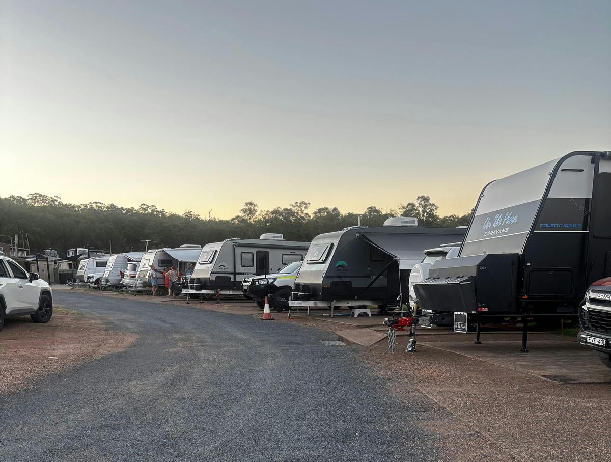 Spacious caravan sites