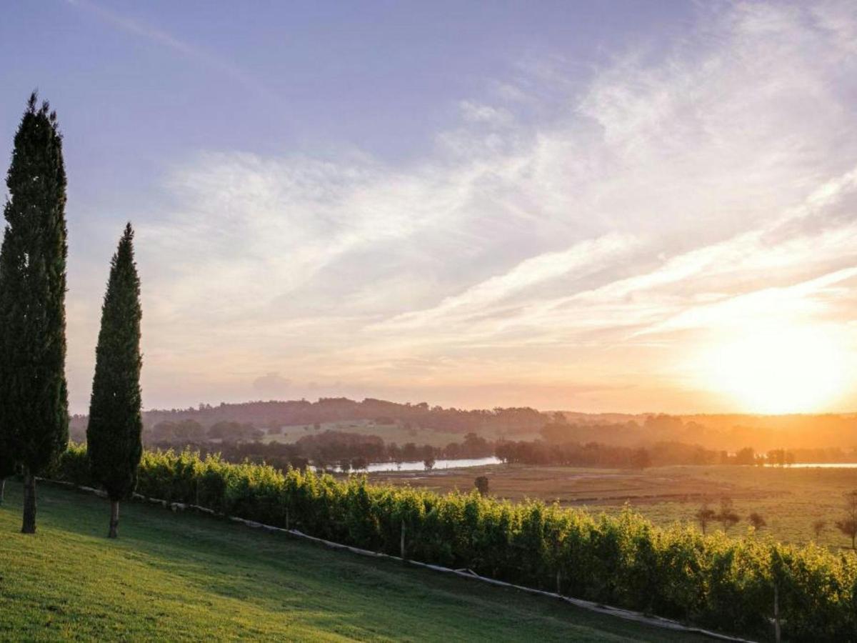 Sunset from a villa