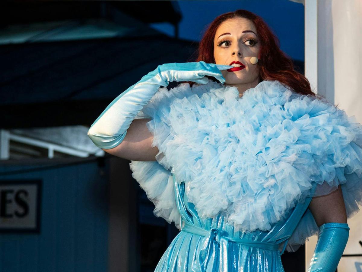 Megan Walshe, burlesque star, as Annette Kellerman, Australia's first Hollywood Superstar