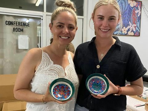 Ceramic Painting Class in Central Coast