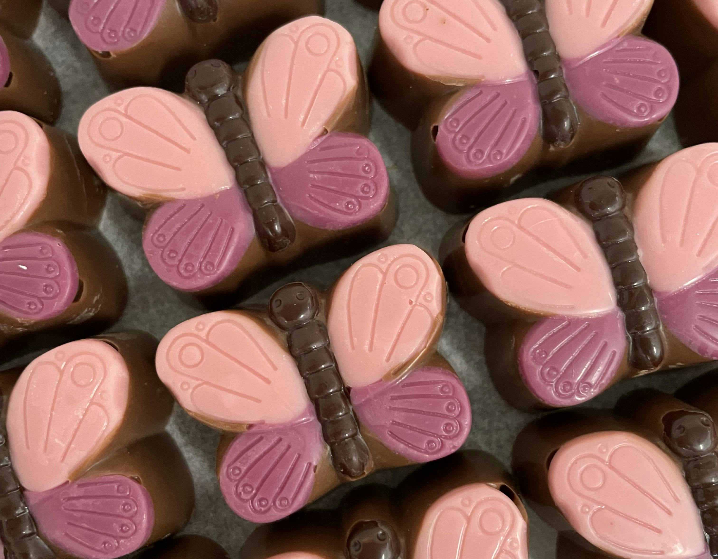 Handcrafted chocolate butterfliew