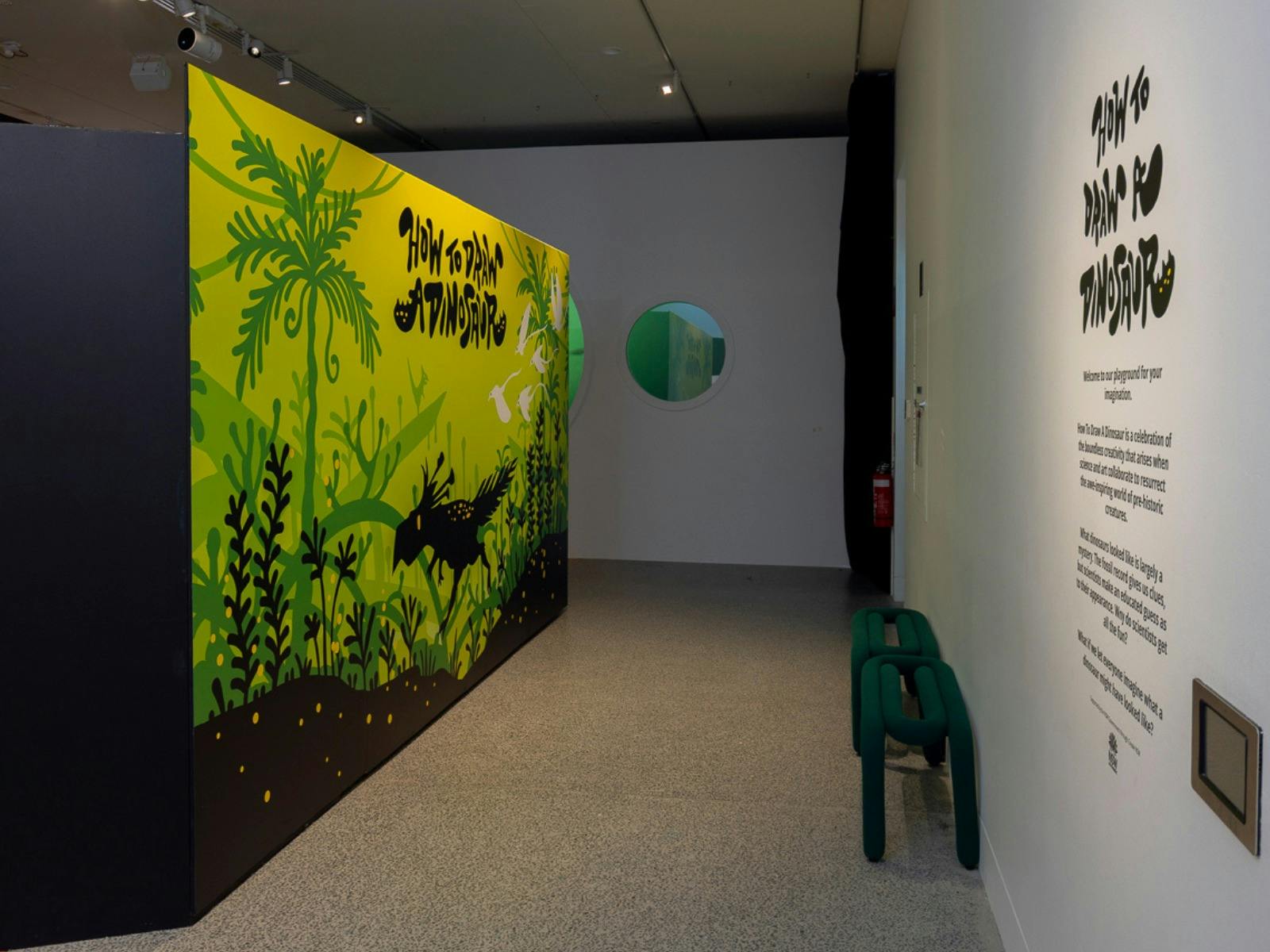 How to Draw a Dinosaur exhibition