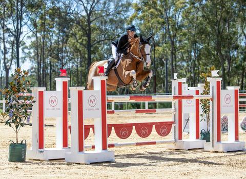 Jumping at Willinga