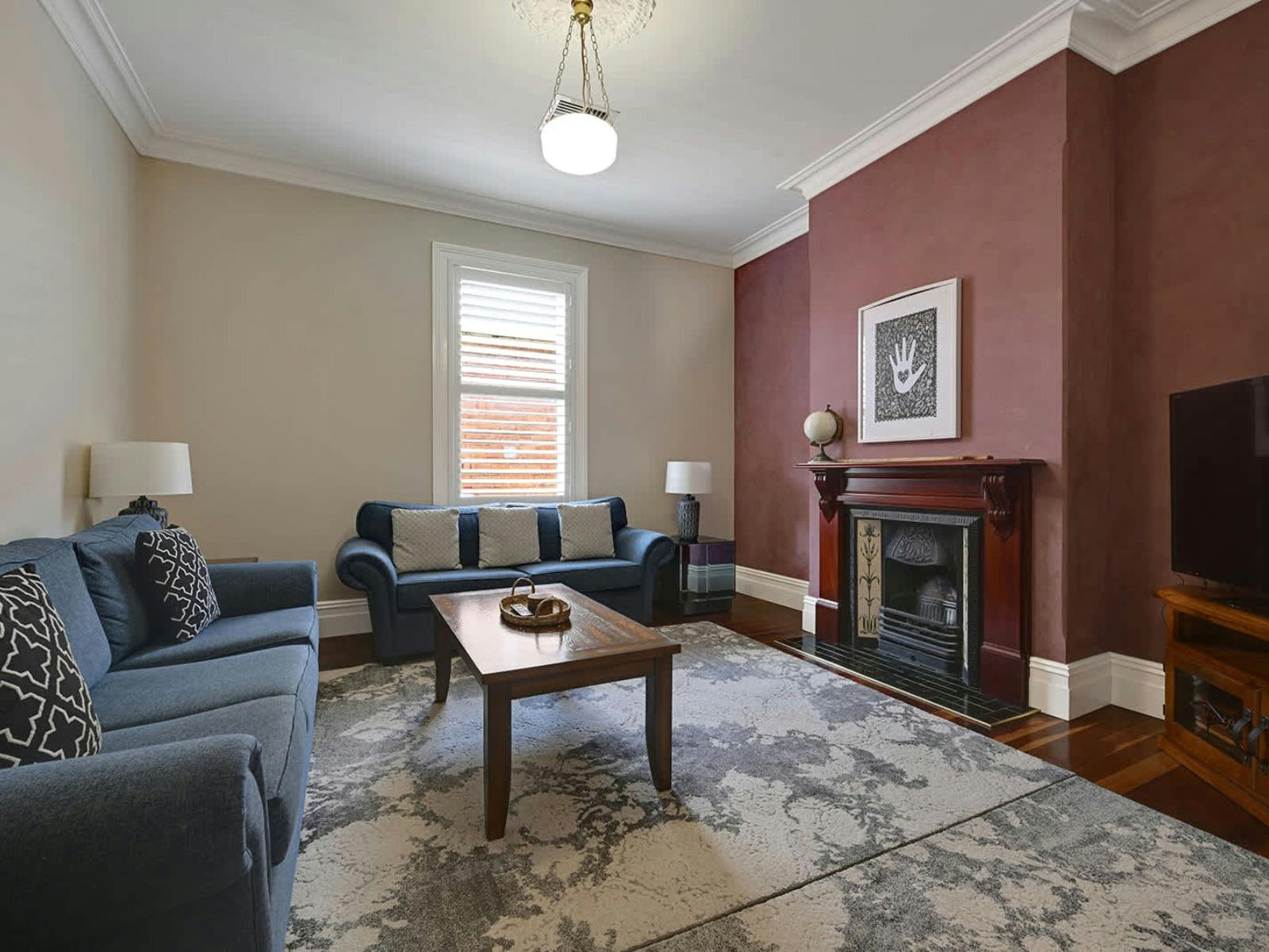 Living area at Marvellous March