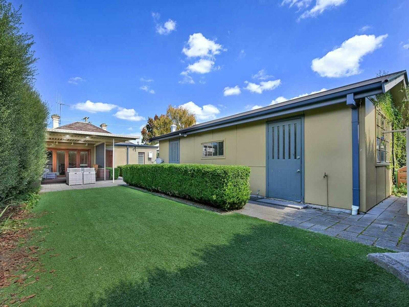 Backyard at Meltham on March