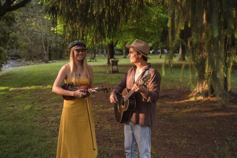 JC & the Tree at Pearces Creek Hall