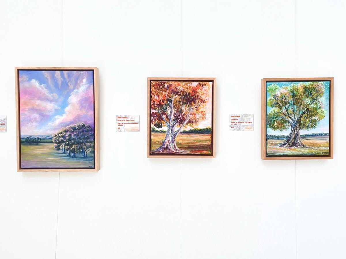 Artworks by Carina Chambers in The Peisley St Gallery