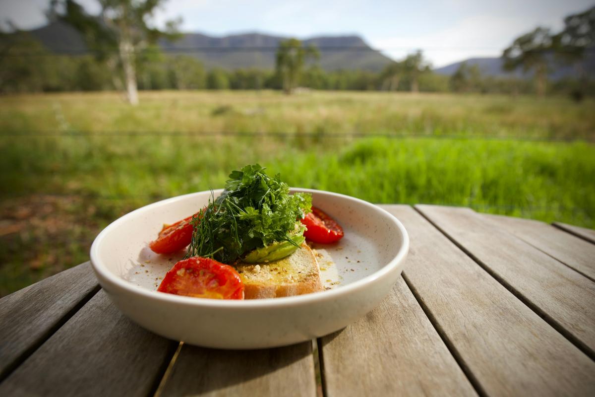 Our meals use vegetables grown organically at our farm, Lot 101