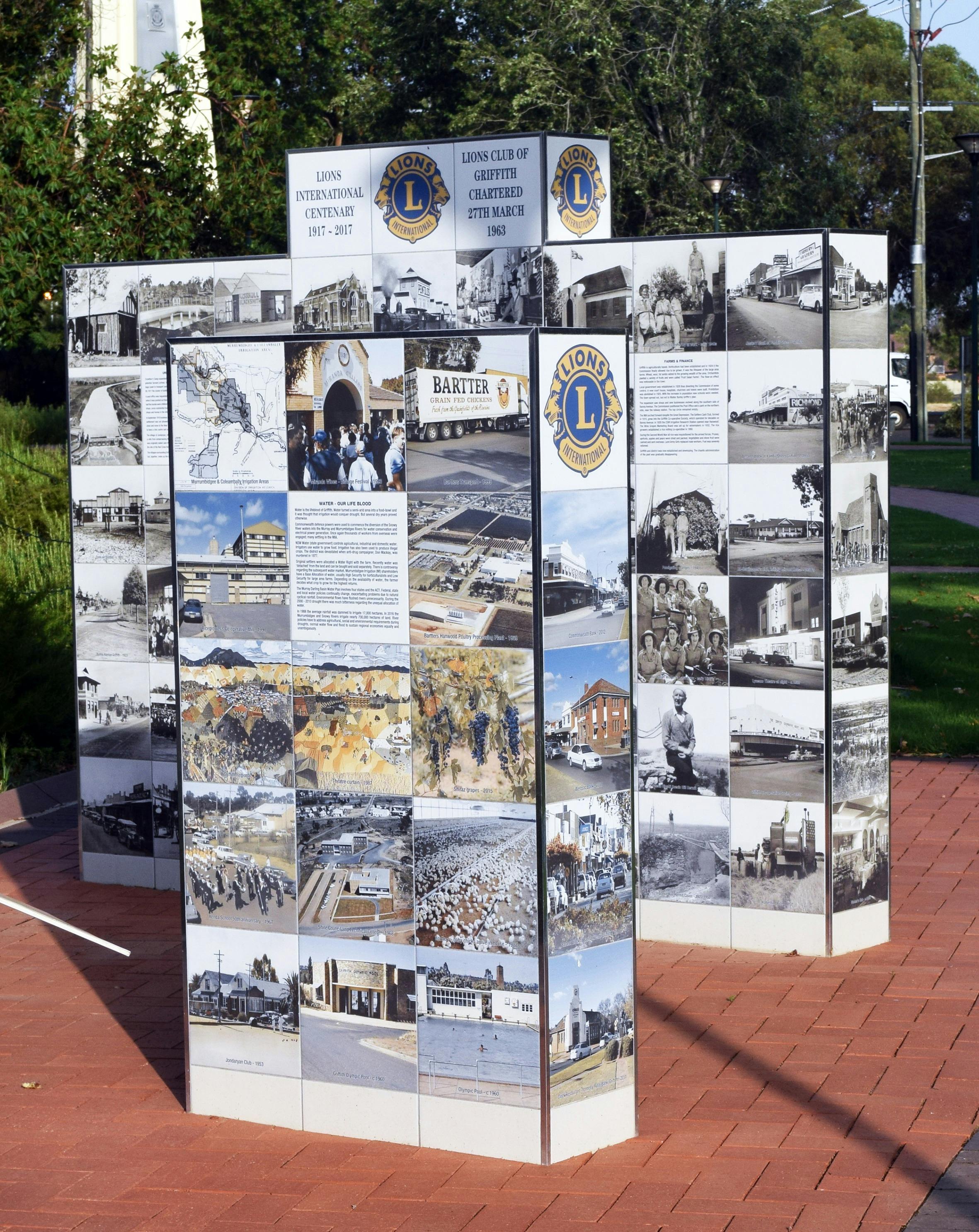 Lions Club Centenary Wall