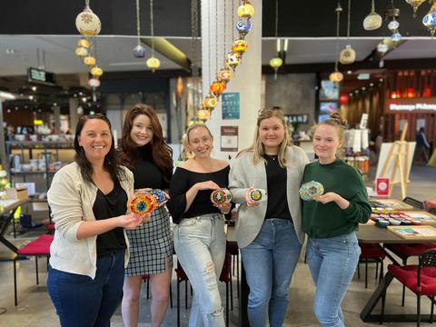 Mosaic Art Classes in Central Coast: Turkish Lamp Workshop