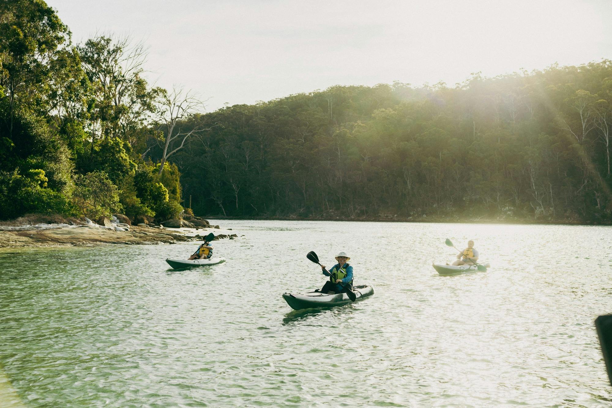 Golden hour on the Pambula River.