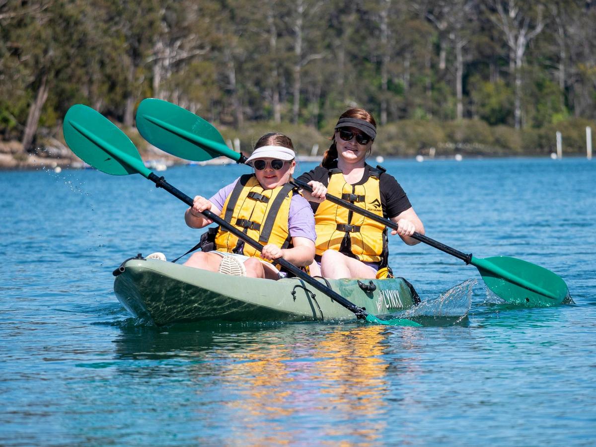 Mother-daughter magic on the Pambula River.